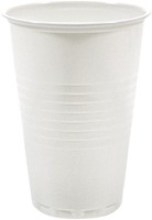 Beker IEZZY 180ml Ø70mm plastic 100 stuks wit