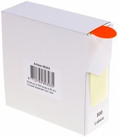 Etiket Rillprint 25mm 500st op rol fluor rood-3
