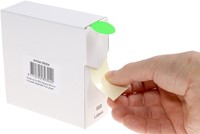 Etiket Rillprint 25mm 500st op rol fluor groen-2
