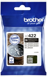 LC-422 | 1x Zwart | Origineel | Cartridges voor Brother