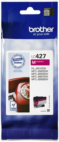LC-427 | 1x Magenta | Origineel | Cartridges voor Brother