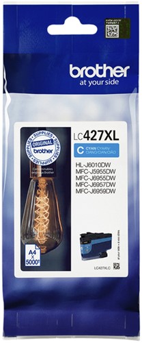 LC-427 XL | 1x Cyaan | Origineel | Cartridges voor Brother