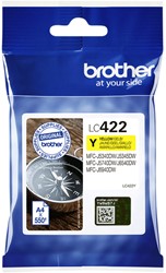 LC-422 | 1x Geel | Origineel | Cartridges voor Brother