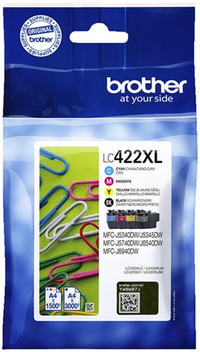 LC-422 XL | 4 Pack | Origineel | Cartridges voor Brother