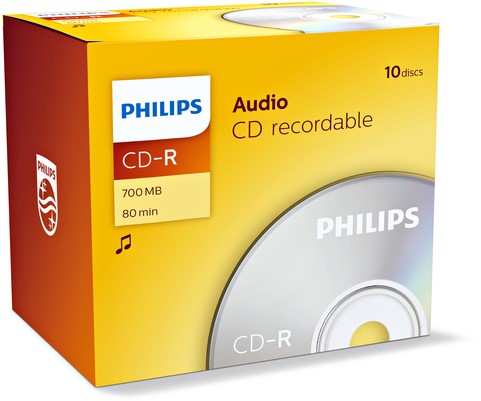 Philips | CD-R | 80 Min | Audio | Music | 10 Stuks-2