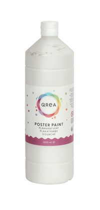 Plakkaatverf Qrea wit 1000ml