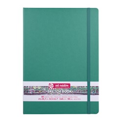Schetsboek Talens Art Creation 80 witte vellen 140gr 210x297mm woudgroen