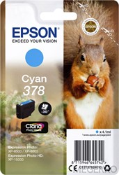 378 | 1x Cyaan | Origineel | Cartridges voor Epson