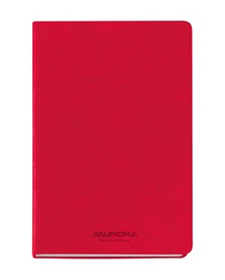 Notitieboek Aurora Capri A5 192blz lijn 80gr rood