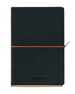 Notitieboek Aurora Tesoro A5 192blz lijn 80gr oranje