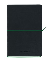 Notitieboek Aurora Tesoro A5 192blz lijn 80gr groen