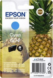 604 | 1x Cyaan | Origineel | Cartridges voor Epson