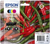 503 | 4 Pack | Origineel | Cartridges voor Epson