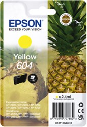 604 | 1x Geel | Origineel | Cartridges voor Epson