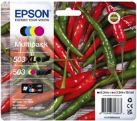 503 XL | 503 | 4 Pack | Origineel | Cartridges voor Epson
