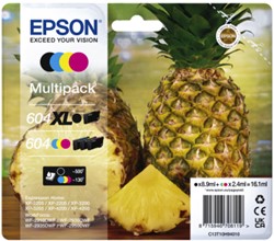 604 XL | 604 | 4 Pack Origineel | Cartridges voor Epson