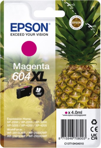 604 XL | 1x Magenta | Origineel | Cartridges voor Epson