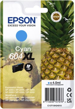 604 XL | 1x Cyaan | Origineel | Cartridges voor Epson