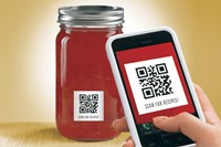 Etiket Avery Zweckform L7121-25 QR code 45x45mm opaak 500 etiketten-1