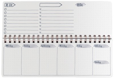 Tafelagenda Sigel Jolie Inspire 300x114mm 53 weken 7dagen/1pagina ongedateerd apricot-2