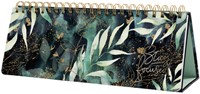 Tafelagenda Sigel Jolie Beauty 300x114mm 53 weken 7dagen/1pagina ongedateerd glamourous leaves