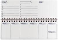 Tafelagenda Sigel Jolie Beauty 300x114mm 53 weken 7dagen/1pagina ongedateerd glamourous leaves-2