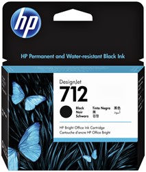 712 | 1x Zwart  | Origineel | Cartridges voor HP