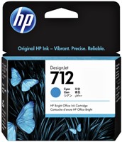 712 | 1x Cyaan  | Origineel | Cartridges voor HP