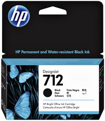 712 | 1x Zwart  | Origineel | Cartridges voor HP