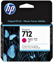 712 | 1x Magenta  | Origineel | Cartridges voor HP