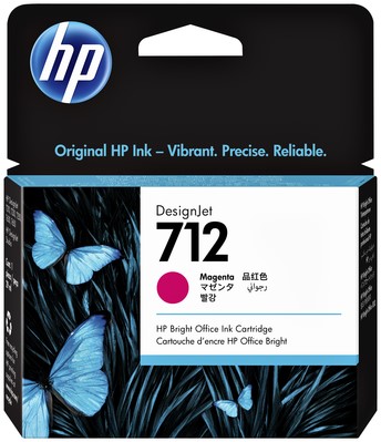 712 | 1x Magenta  | Origineel | Cartridges voor HP