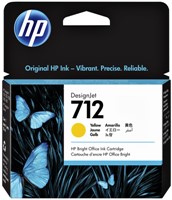 712 | 1x Geel  | Origineel | Cartridges voor HP