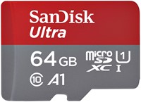 SanDisk | Ultra | MicroSDXC | 64 GB | UHS-I | A1