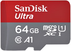 SanDisk | Ultra | MicroSDXC | 64 GB | UHS-I | A1