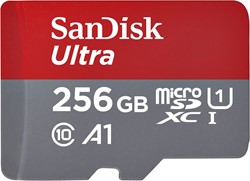 Sandisk | Ultra | MicroSDXC | 256 GB | UHS-1 | U1 | A1 | Full HD