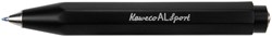 Balpen  Kaweco Sport Aluminium zwart medium