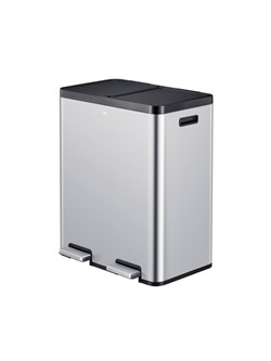 Pedaalemmer EKO Essential Recycler 2x30 liter rvs