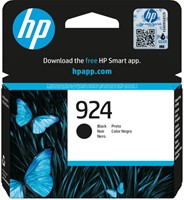 924 | 1x Zwart | Origineel | Cartridges voor HP
