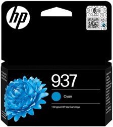 937 | 1x Cyaan | Origineel | Cartridges voor HP