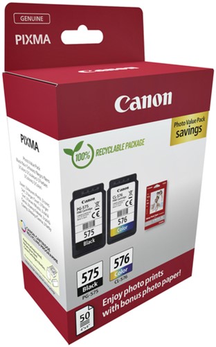 PG-575 | CL-576 | 2 Pack | Origineel | Cartridges voor Canon-2