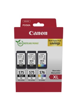 PG-575 XL | CL-576 XL | 3 Pack | Origineel | Cartridges voor Canon