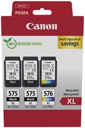 PG-575 XL | CL-576 XL | 3 Pack | Origineel | Cartridges voor Canon