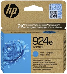 924E | 1x Cyaan | Evomore | Origineel | Cartridges voor HP
