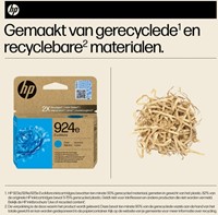 924E | 1x Cyaan | Evomore | Origineel | Cartridges voor HP-3