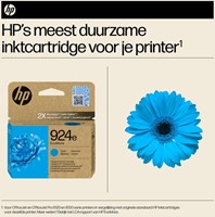924E | 1x Cyaan | Evomore | Origineel | Cartridges voor HP-2