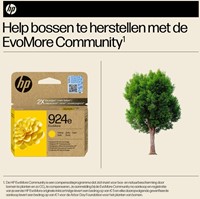 924E | 1x Geel | Evomore | Origineel | Cartridges voor HP-1