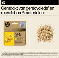 924E | 1x Geel | Evomore | Origineel | Cartridges voor HP-3
