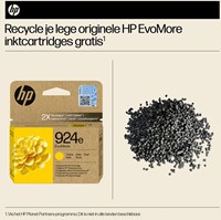 924E | 1x Geel | Evomore | Origineel | Cartridges voor HP-2