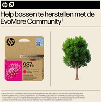 937E | 1x Magenta | Evomore | Origineel | Cartridges voor HP-3
