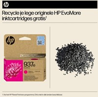 937E | 1x Magenta | Evomore | Origineel | Cartridges voor HP-2